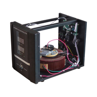 Régulateur numérique monophasé ETP 3% Précision 3000VA en cuivre AC SVC pour commande de servomoteur avec affichage numérique 0.96, pour laboratoire