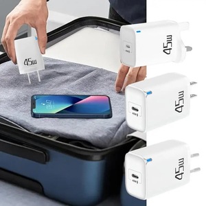 อะแดปเตอร์ชาร์จเร็ว 45W USB-C PD 3.0 สำหรับติดผนัง พร้อมระบบป้องกันการตกและป้องกันไฟไหม้สำหรับโทรศัพท์ - Product Image 2