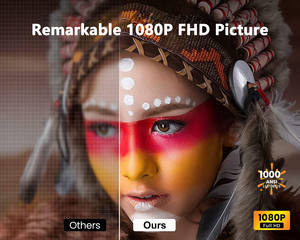 Projecteur multimédia intelligent JAVODA E690H Full HD Wifi 1080P Lampe LED portable pour bureau, salle de classe, camping, <span class=keywords><strong>Datashow</strong></span> - Product Image 3