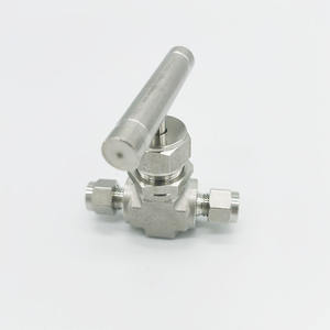 1/4 \ 1/8 \ \ \ \ \ xa0 1/2 \ \ xa0 गैस मीडिया के लिए ब्लैक हैंडल कम फ्लो के साथ स्टेनलेस स्टील - Product Image 6