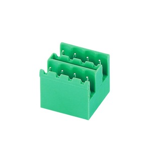 KF2EDGKVH Green Double-row PCB Socket Pin Plug-in <b>Terminal</b> Block KF2EDGKVH-5.0/5.08 2.5mm Conductor Copper Contact 15A Max - Product Image 1