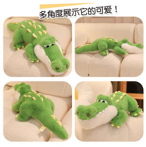 Muñeco <span class=keywords><strong>de</strong></span> Peluche <span class=keywords><strong>de</strong></span> Cocodrilo Verde, Almohada <span class=keywords><strong>para</strong></span> <span class=keywords><strong>Dormir</strong></span> <span class=keywords><strong>para</strong></span> Niños, Muñeco <span class=keywords><strong>de</strong></span> Trapo, Regalo <span class=keywords><strong>para</strong></span> Niños - Product Image 4
