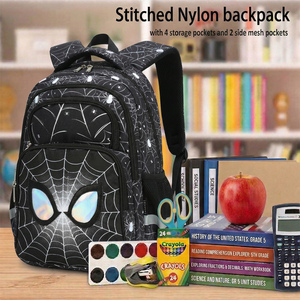 Mochila Escolar <span class=keywords><strong>de</strong></span> 17 Pulgadas con Diseño <span class=keywords><strong>de</strong></span> Araña, Personalizada con Logotipo OEM/ODM, para Niños, con Diseño <span class=keywords><strong>de</strong></span> Dibujos Animados, para Estudiantes - Product Image 1