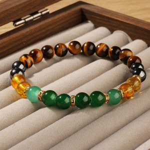 Pulseras de 7 Chakras a la Moda, Pulsera de Piedras Naturales de 8mm, Joyería de Moda para Atraer la Riqueza y la Suerte - Product Image 3