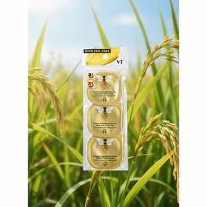 Masque en Capsule Vt Gold 7,5g 3 unités, Hydratant à l'Extrait de Riz, Tous Types de Peau, Soin Quotidien du Visage - Product Image 3