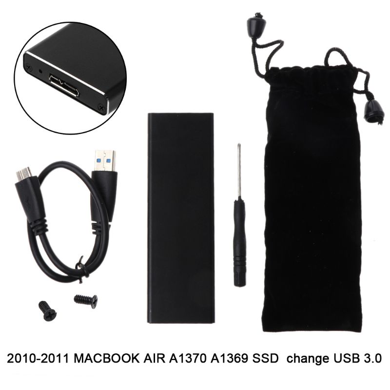 PCIe SSD Enclosure For 2010 2011 MacBook Air, USB 3.0 External Reader For A1369 A1370 SSD Adapter With Case, Support Model MC503 MC504 MC965 MC966 MC505 MC506 MC968 MC969 - View #13