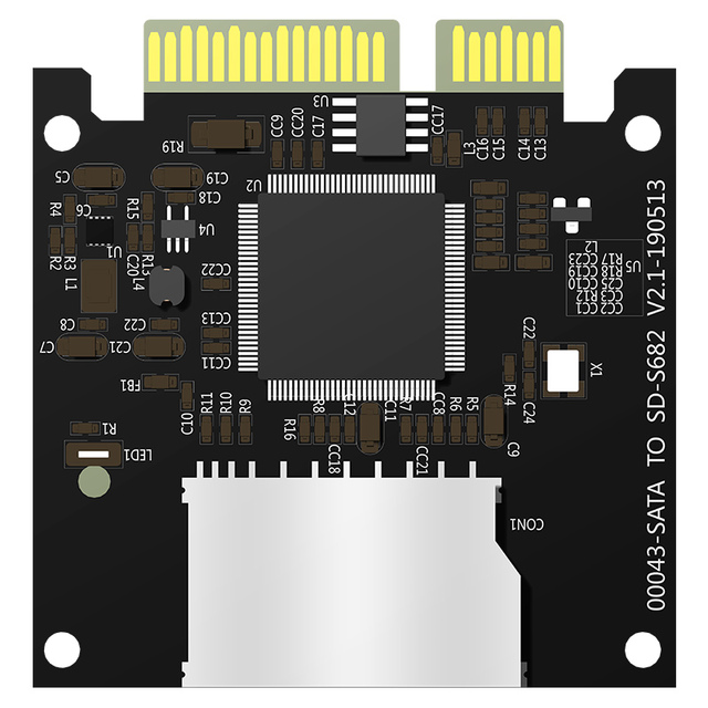 MAIWO KT043 SATA to SD Card Adapter Card Computer Hardware