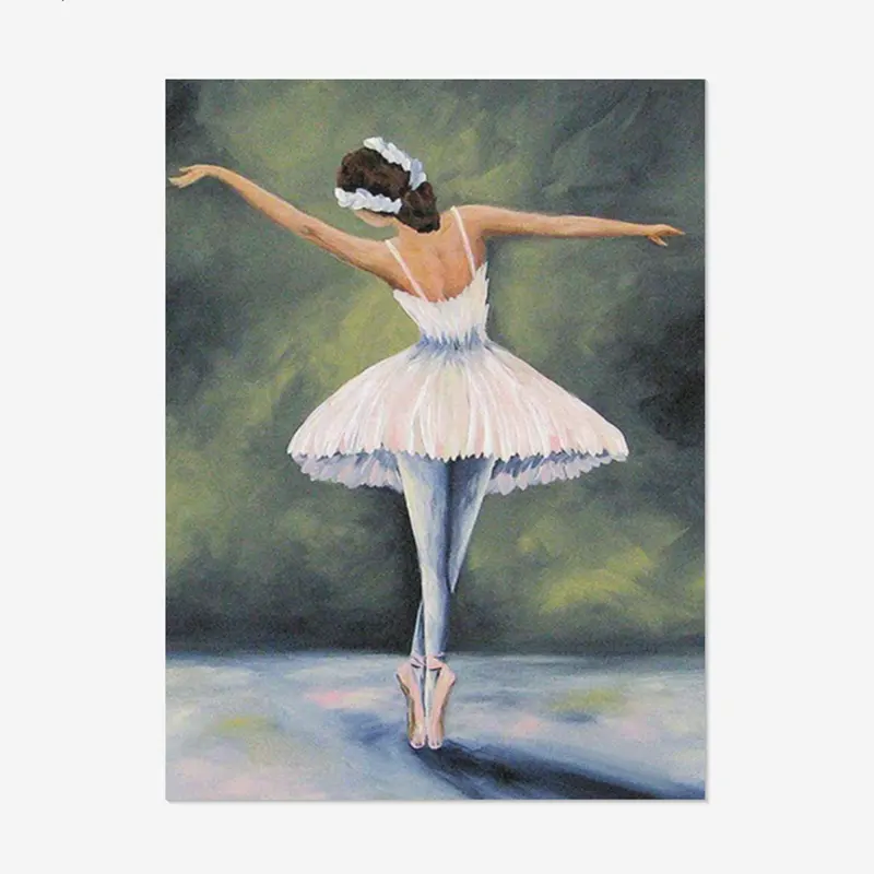 Ballet Dancer Beauty Atacado Full Drill 5D Diamante Pintura Cross Stitch Kits DIY Diamond Embroidery Mosaic Picture Gift