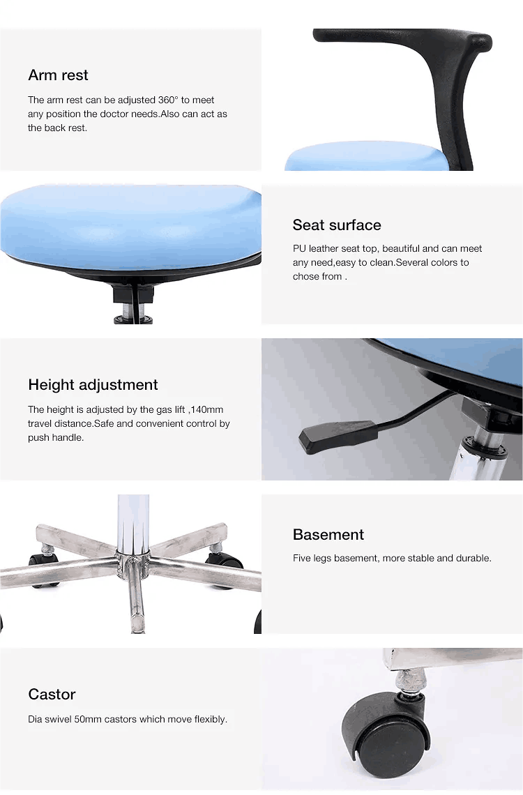 High Quality Nurse Chair Dental Stool