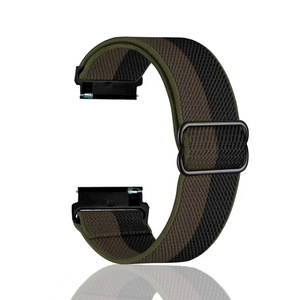 Correa de reloj retráctil de 18/20mm/22mm <span class=keywords><strong>Xplora</strong></span> X6, correa de nailon elástica Versa 2, correas elásticas de nailon de nuevo estilo con longitud ajustada - Product Image 3