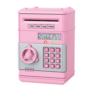 Cross-border Children's Piggy Bank Automatic <b>Roll</b> Money Fingerprint Electric Large Capacity Simulation Deposit Machine Toy - Product Image 6