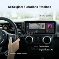 Écran Android double 12,3 pouces RoadNavi pour Jeep Wrangler JK 2011-2017, autoradio numérique