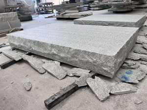 Preço barato China G603 Gergelim Branco Granito Prata Outdoor Stepping Passo Paver Pavement Stone Com Natural Split Edges - Product Image 4