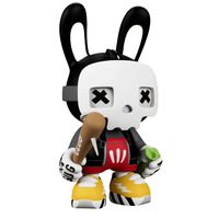 Figura de Conejo de PVC Personalizada OEM, con Certificación CE, Máscara de Calavera, Juguete Coleccionable de Diseño, Decoración para el Hogar, Logotipo Personalizado, MOQ Bajo, Regalo