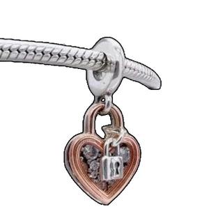 Pendentif Cœur en Argent 925 avec Zircon, Motif Poisson-Pie, Glace et Animal, Tendance Luxe Léger, Bijou DIY pour Femme, Idéal Cadeau - Product Image 4