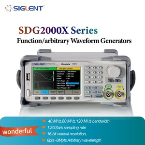 Générateurs de fonctions/formes d'onde arbitraires Siglent SDG2122X/SDG2082X/SDG2042X, bande passante 120 MHz, fréquence d'échantillonnage 1,2 GSa/s, 2 canaux, garantie 1 an - Product Image 1