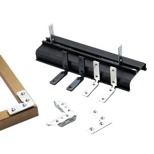 Soportes Angulares Plateados para Fijación con Tornillos Avellanados de Forma Especial - Tiradores Modernos de Hierro para Muebles de Cocina y Comedor Exterior - Product Image 4