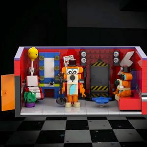 ชุดตัวต่อพลาสติก ABS 395 ชิ้น MOC1557 FNAF ห้องเฟรดดี้ ฟ็อกซี่ มิดไนท์แบร์ ชุด DIY สำหรับเด็กอายุ 14 ปีขึ้นไป - Product Image 6