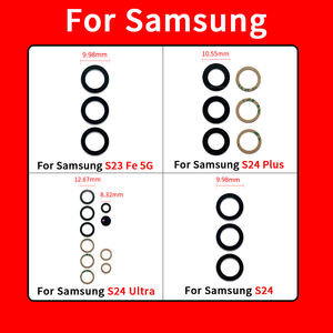 Lentille de caméra arrière de téléphone portable en gros Flex pour <span class=keywords><strong>Samsung</strong></span> S9 <span class=keywords><strong>S10</strong></span> Plus S20 Fe S21 S22 S23 S24 Plus Ultra Z Flip 2 3 4 5 Objectif de caméra - Product Image 2