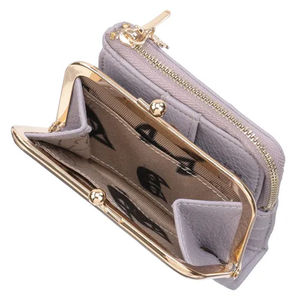 Versión coreana de lujo del mini estuche para tarjetas con cremallera y diseño de dibujos animados para mujer, con forro de poliéster. - Product Image 6