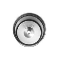 Bouteille d'eau isotherme à double paroi en acier inoxydable avec couvercle, rétention de chaleur, thermos de voyage écologique portable