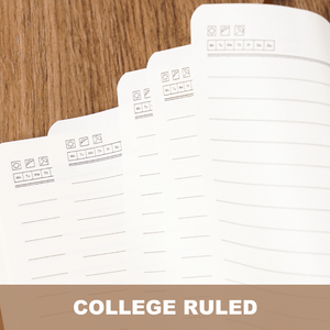 Muestra gratis A6 planificador diario páginas interiores personalizadas página en blanco cuaderno de cuero Pu con portalápices - Product Image 6