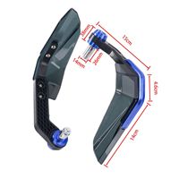 Protector de Manillar Universal para Motocicleta, Protector Contra Viento y Caídas para Scooter Eléctrico, Aleación CNC Modificada