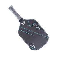 Raquette de pickleball OEM pour Toray, 16 mm, en fibre de carbone T700 durable, avec noyau en nid d'abeille, designs personnalisés, raquette de pickleball populaire