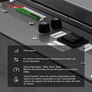 ระบบ HVAC กู้คืนพลังงานระบายอากาศพร้อมการกู้คืนความร้อน - Product Image 2