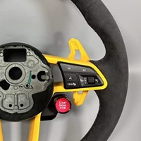 Volante de Alcantara Completo con Botón de Arranque de un Toque para Volkswagen GTI7 Golf MK7 Golf 7 7.5 GTI GOLF 6