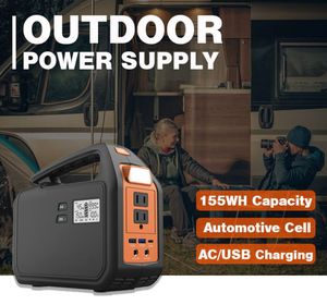 สถานีไฟฟ้าพกพาสำหรับใช้งานกลางแจ้ง 150W 500W 1000W แหล่งจ่ายไฟฉุกเฉินกำลังสูง พร้อมแผงโซลาร์เซลล์พกพา 100W - Product Image 4
