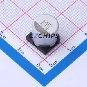 Condensateur électrolytique hybride solide-liquide en aluminium SMD HHXC500ARA101MJA0G, D10xL10.5mm 100uF 20% 50V 1.6A-100kHz - Product Image 1