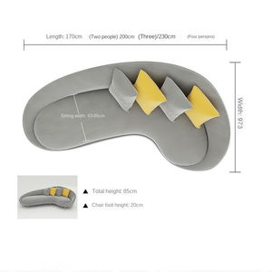 Juego <span class=keywords><strong>de</strong></span> sofás nórdicos, muebles para sala <span class=keywords><strong>de</strong></span> estar, sofá barato, Baxter <span class=keywords><strong>de</strong></span> <span class=keywords><strong>plumas</strong></span> para sofás <span class=keywords><strong>de</strong></span> Interior para el hogar - Product Image 5