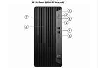 Elite Tower 800 G9, Computadora de Escritorio de Gama Alta con i7-13700/16GB/1TB/GTX 1660, Computadora de Escritorio en Torre