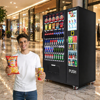 Distributeur automatique RUNYANG personnalisé et économique pour snacks, sodas, boissons et aliments, idéal pour l'extérieur
