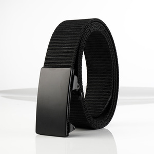 Dyaucwpo 2 Pieces 3.5cm Casual <strong>Belt</strong> Men's <strong>Work</strong> <strong>Belt</strong> Holes Hiking <strong>Work</strong> <strong>Belt</strong> Infinitely Adjustable Fabric <strong>Belt</strong> Needle Detection - Product Image 5