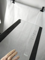 Panneau en verre trempé personnalisable pour four encastré, panneau en verre isolant pour accessoires de four à micro-ondes
