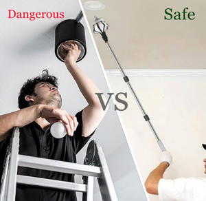 <span class=keywords><strong>Cambiador</strong></span> telescópico <span class=keywords><strong>de</strong></span> bombillas para techos altos, extractor <span class=keywords><strong>de</strong></span> bombillas rotas con cesta y ventosa, para interiores y exteriores - Product Image 5