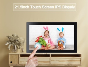 Frameo 21.5 Inch Large Digital Photo Frame, 32GB <b>WiFi</b> Digital Picture Frame Send Photos Instantly From Anywhere Via Free App - Product Image 2
