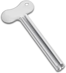 Exprimidor de Tubos de Pasta de Dientes Metálico, Portátil, Ecológico y Moderno, con Forma de Llave, Dispensador de Tinte para el Cabello, Cosméticos, Pintura al Óleo, para Baño - Product Image 1