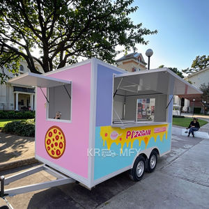 Remolques de Comida Completamente Equipados para Café y Hamburguesas, Diseño de Plano de Planta Libre, 4 Metros, Precio Mayorista - Product Image 1