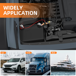 12V 250A xe Kill chuyển pin từ xa ngắt kết nối chống trộm với hai không dây điều khiển từ xa tiếp sức fobs - Product Image 6