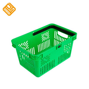 Panier en plastique PP de haute qualité à poignée unique pour supermarché - Product Image 1