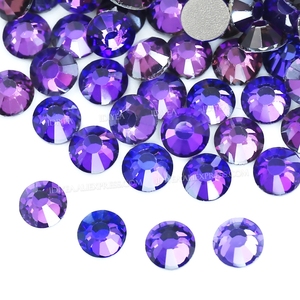<span class=keywords><strong>Diamante</strong></span> brillante 3D para cara, <span class=keywords><strong>Diamante</strong></span> de imitación de terciopelo morado, a granel - Product Image 3
