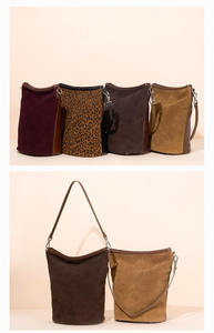 Sac à bandoulière polyvalent en daim, grande capacité, fermeture éclair, nouvelle collection 2026, personnalisable OEM pour grands magasins - Product Image 3