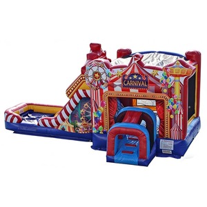 Combo de Castillo Inflable Flamingo Vibes, Castillo Hinchable Comercial para Niños, Domo Inflable, Tobogán Acuático Inflable - Product Image 6
