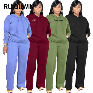 ملابس رياضية نسائية من RUIQUWIN لعام 2025، طقم من قطعتين، بدلة رياضية، ملابس نشاط رياضي، طقم بنطلون، ملابس صالة رياضية للنساء - Product Image 1