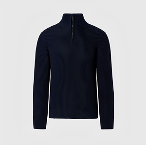 Sweat-shirt d'hiver pour homme à col zippé, en molleton de coton épais, écologique, coupe ample, broderie personnalisée, luxe numérique, 2 pièces - Product Image 1