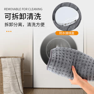 Manta Eléctrica Terapéutica Xuhao para el Hogar, Cristal, Terciopelo Supersuave, 75W, Control de Temperatura de 10 Niveles, Frecuencia Variable - Product Image 3