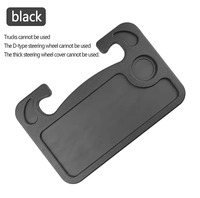 Support de bureau portable pour ordinateur portable de voiture, support de volant pour manger et travailler, plateau de service pour nourriture et café